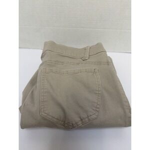 Democracy "Ab" Solution Khaki Mid-Rise Skinny Ankle Pant Size 10 Style #B198VMX2